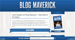 Desktop Screenshot of blogmaverick.com